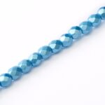 FP-03-02010-25020 Pastel Turquoise Pearl facet 3 mm. 50 Pc.-0