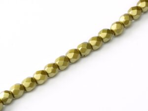 FP-03-02010-25021 Pastel Lime Pearl facet 3 mm. 50 Pc.-0