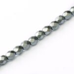 FP-03-02010-25028 Pastel Light Grey Pearl facet 3 mm. 50 Pc.-0