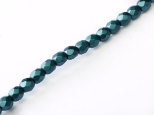 FP-03-02010-25033 Pastel Petrol Pearl facet 3 mm. 50 Pc.-6812