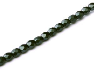 FP-04-02010-25037 Pastel Dark Grey/Hematite Pearl facet 4 mm. 50 Pc.-6809