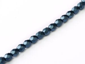 FP-03-02010-25042 Pastel Montana Blue Pearl facet 3 mm. 50 Pc.-6800