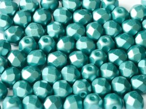FP-04-02010-25043 Pastel Emerald Pearl facet 4 mm. 50 Pc.-6819