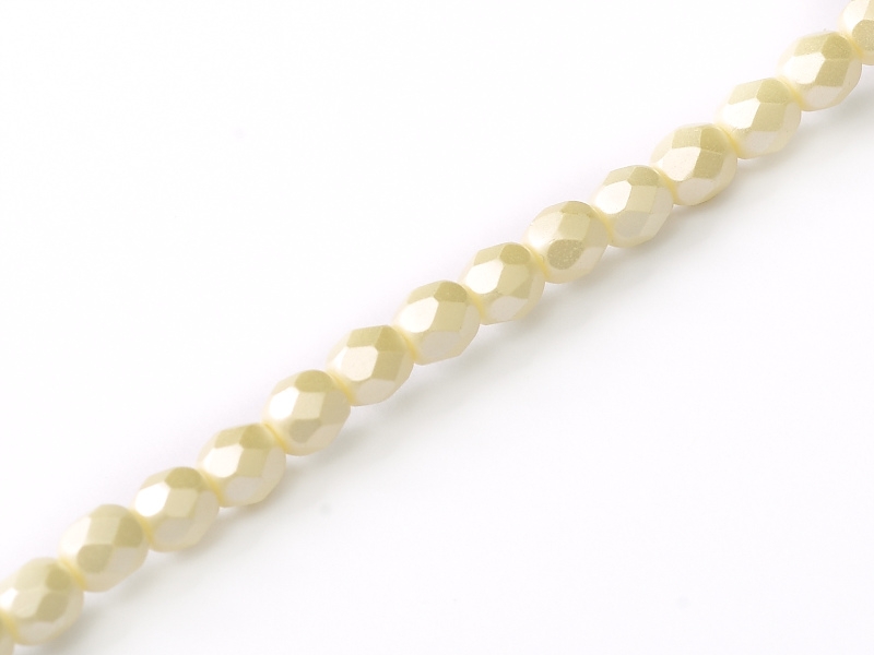 FP-04-02010-25110 Light Pastel Light Cream / Off White Facet 4 mm. 50 Pc.-0 FP-04-02010-25110 Light Pastel Light Cream / Off White Facet 4 mm. 50 Pc.-0