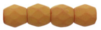 0130124 Saturated Pumpkin facet 3 mm. 50 Pc.-6644