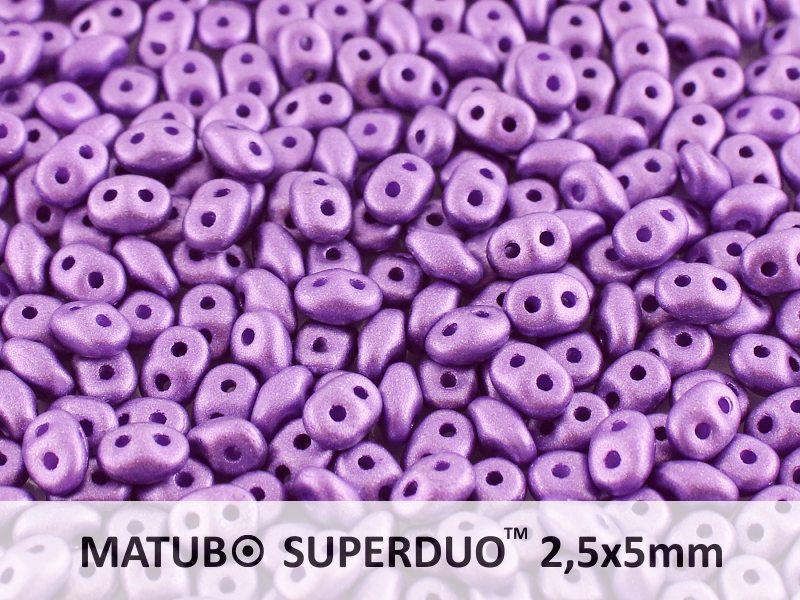 SD-02010-29423 Superduo Metallic Mat Violet 10 gram-0 SD-02010-29423 Superduo Metallic Mat Violet 10 gram-0