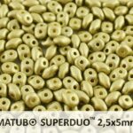 SD-02010-29482 Superduo Metallic Mat Olivine 10 gram-0