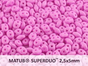 SD-02010-29561 Superduo Silk Mat Opaque Light Violet 10 gram-0