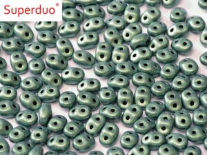 SD-23980-79051 Superduo Metallic Suede Light Green 10 gram.-0