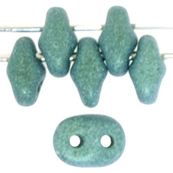 SD-23980-79051 Superduo Metallic Suede Light Green 10 gram.-6827