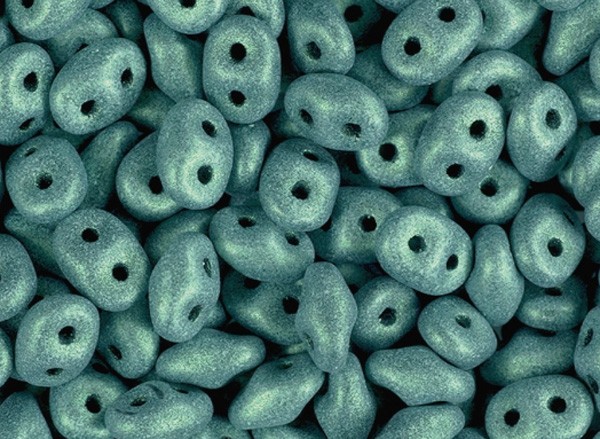 SD-23980-79051 Superduo Metallic Suede Light Green 10 gram.-6825