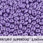SD-02010-29425 Superduo Metallic Mat Tanzanite 10 gram-0