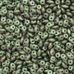 SD-23980-94103 Superduo Polychrome Olive Mauve 10 gram-0