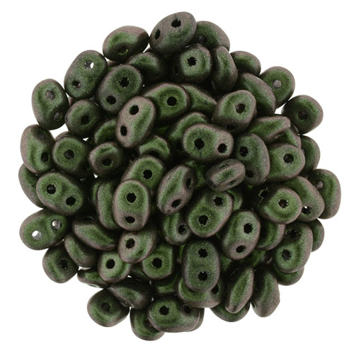 SD-23980-94103 Superduo Polychrome Olive Mauve 10 gram-6883