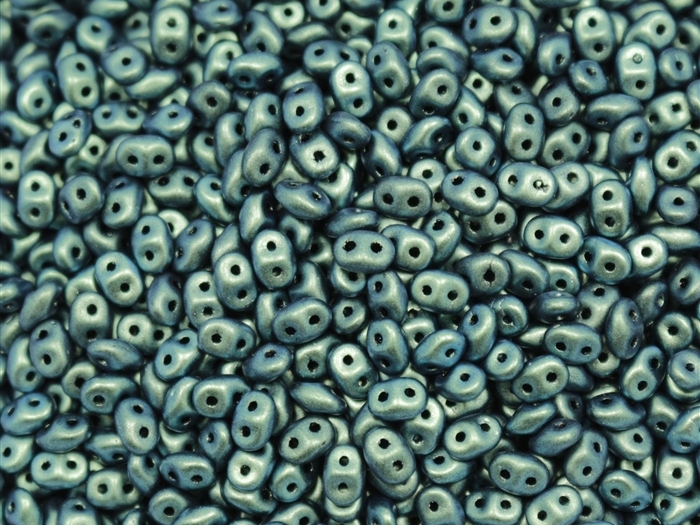 SD-23980-94104 Superduo Polychrome Aqua Teal 10 gram-6884