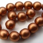 08-R-00030-01770 Silky Copper round 8 mm. 20 Pc.-0