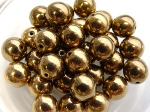 08-R-00030-90215 Golden Bronze round 8 mm. 20 Pc.-0