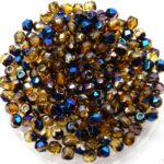 0030207 Blue Iris Topaz facet 3 mm. 75 Pc.-0