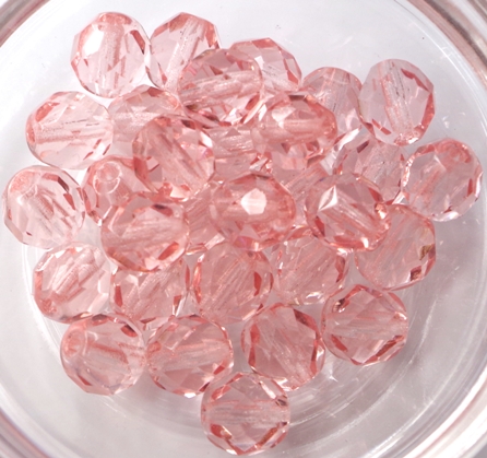 0070315 Rosaline Facet 8 mm. 15 Pc.-0 0070315 Rosaline Facet 8 mm. 15 Pc.-0