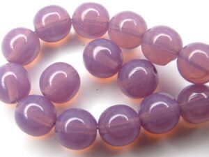 0080218 Milky Pink/Amethyst Round 8 mm.-0