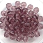 0080261 Medium Amethyst round 6 mm. 40 Pc.-0