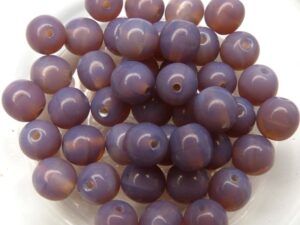 0080267 Milky Amethyst Round 6 mm, 35 Pc.-7048