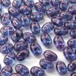 0080283 Crystal Lila Vega Duo/Twin Beads 100 Pc.-0