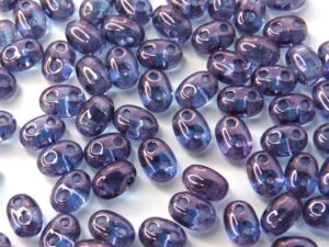 0080283 Crystal Lila Vega Duo/Twin Beads 100 Pc.-0