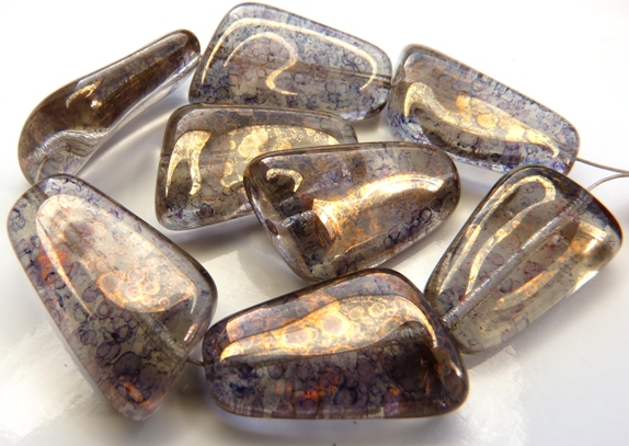 0080321 Crystal Senegal Violet Luster 5 Pc.-0