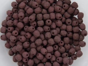 0030193 Saturated Brown Facet 3 mm. 50 Pc.-0