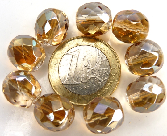 0030247 Crystal Half celsian facet 12 mm.-7544