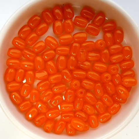 0060011 Opal Orange Oval 70 Pc.-0
