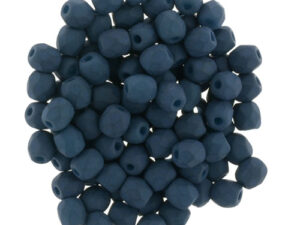 0090152 Saturated Dark Teal Facet 3 mm. 50 Pc.-7356