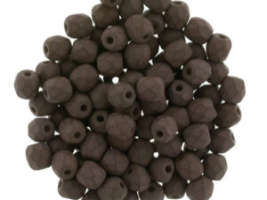 0030193 Saturated Brown Facet 3 mm. 50 Pc.-7363