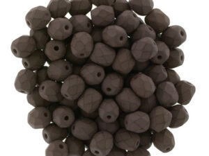 0030194 Saturated Brown Facet 4 mm. 50 Pc.-7366