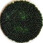 11-0-50150 Transparent Dark Green 11/0 Preciosa Rocailles 20 gram-0