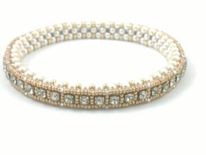 SS12-00030-AU Crystal Gold Cup Chain 20 Cm.-7535