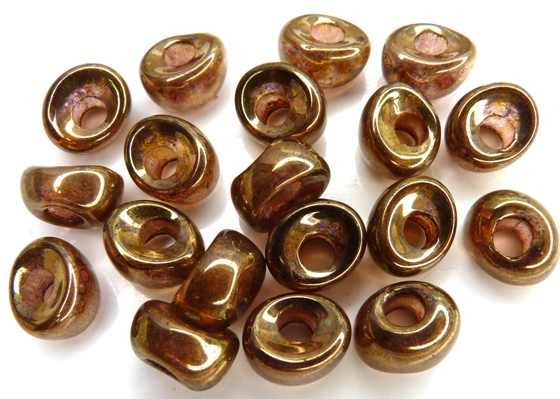 Nan-00030-15695 Crystal Bronze Nano Beads 20 Pc.-7573