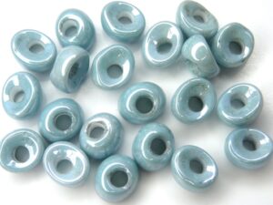 Nan-02010-14458 Chalk Seafoam Nano Beads 20 Pc.-7584
