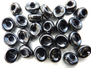 Nan-23980-14400 Jet Hematite Nano Beads 20 Pc.-7576