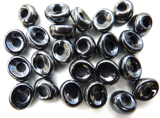 Nan-23980-14400 Jet Hematite Nano Beads 20 Pc.-7576