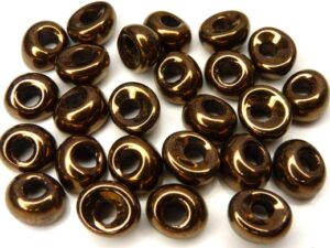 Nan-23980-14415 Jet Dark Bronze Nano Beads 20 Pc.-7587