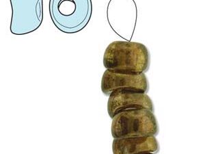 Nan-00030-15695 Crystal Bronze Nano Beads 20 Pc.-7572