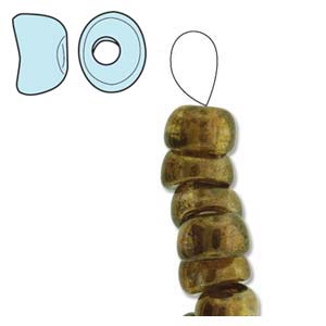 Nan-00030-15695 Crystal Bronze Nano Beads 20 Pc.-7572