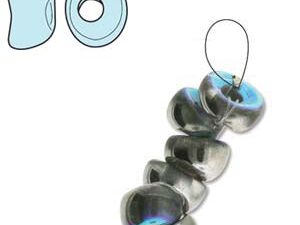 Nan-00030-98530 Crystal Silver Rainbow Nano Beads 20 Pc.-7568