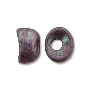 Nan-02010-15781 Chalk Purple Iris Nano Beads 20 Pc.-7559