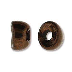 Nan-23980-14415 Jet Dark Bronze Nano Beads 20 Pc.-7551