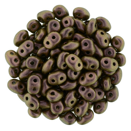 SD-23980-94100 Superduo: Polychrome Copper Rose 10 gram-0 SD-23980-94100 Superduo: Polychrome Copper Rose 10 gram-0