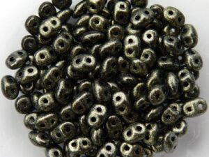 SD-23980-94107 Superduo Polychrome Dark Olivine 10 gram-0