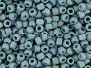 TR-08-2634F Semi Glazed Rainbow - Turquoise-0